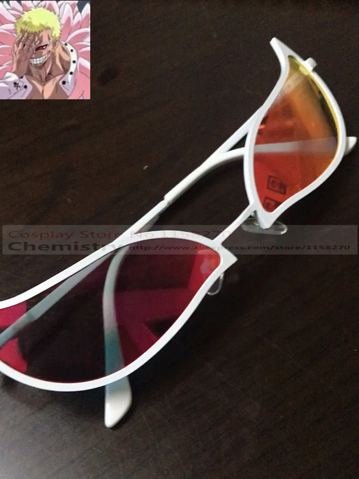 Цельные солнцезащитные очки Donquixote Doflamingo аксессуары для косплея |