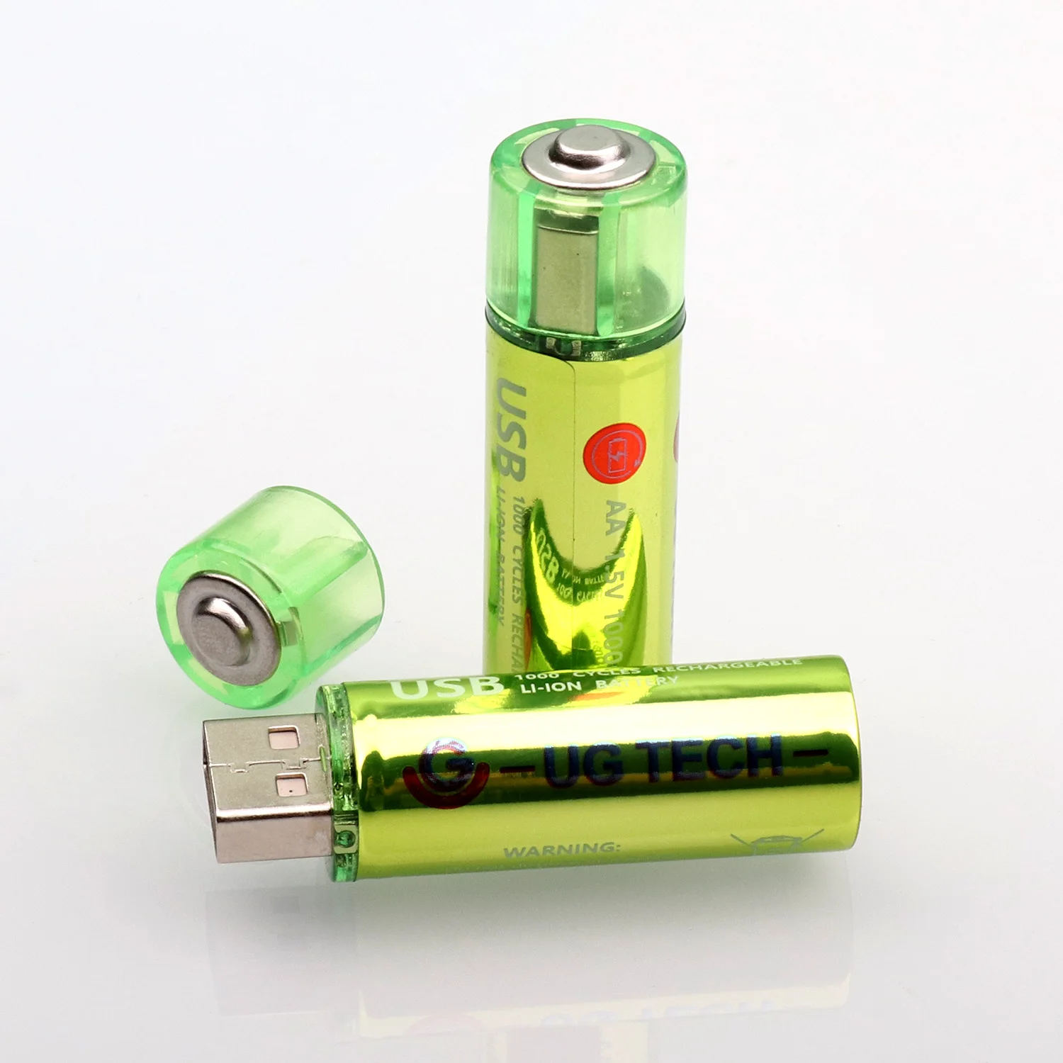 1000 mAh 1 5 V NiMH AA перезаряжаемый литий-ионный аккумулятор со встроенным портом Micro USB 2