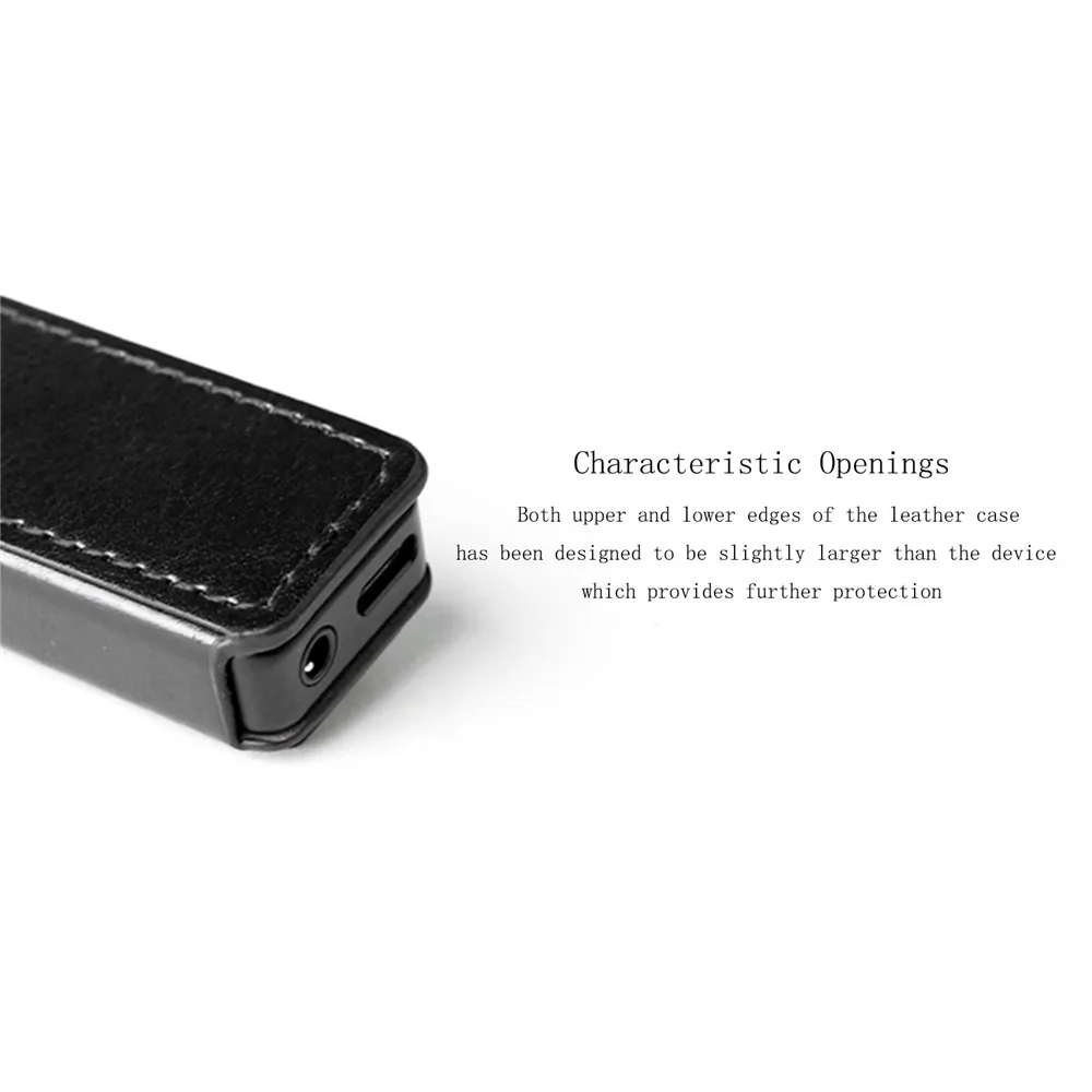 Защитный чехол из искусственной кожи для FiiO BTR3 Bluetooth переносного адаптера полное
