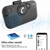 handsfree bluetooth wireless car hands free visor speaker bc980 support siri google assistant voice guidance w motion sensor