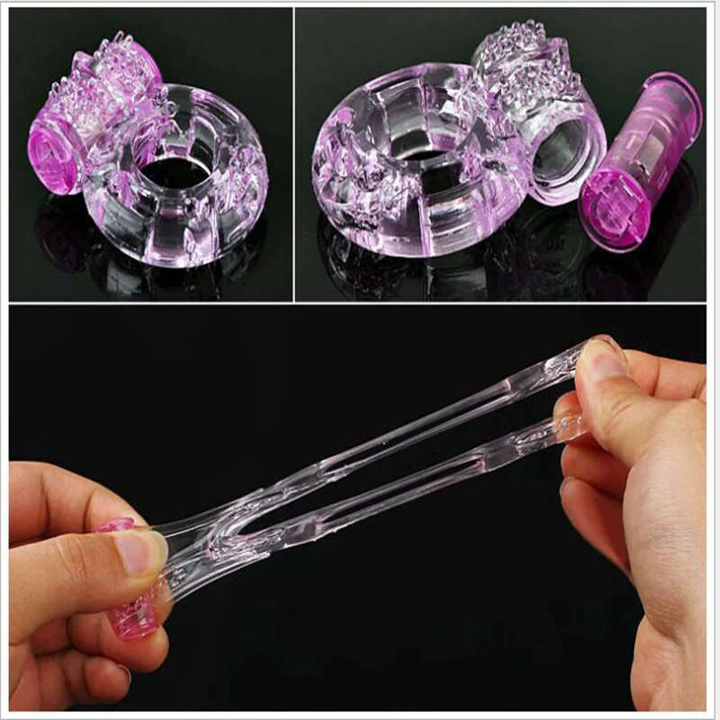 Задержка взвода клетка кольцо Эластичный вибрирующие секс игрушки вибратор