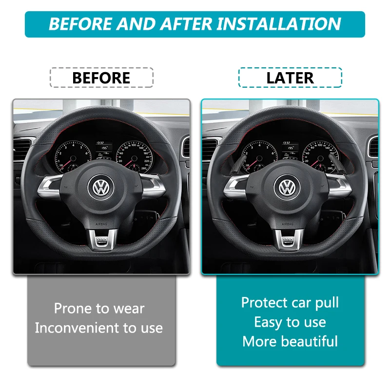 Весло на рулевое колесо для VW Volkswagen GOLF 7 MK7 Golf7 2 шт.|Рулевые колеса и ступицы