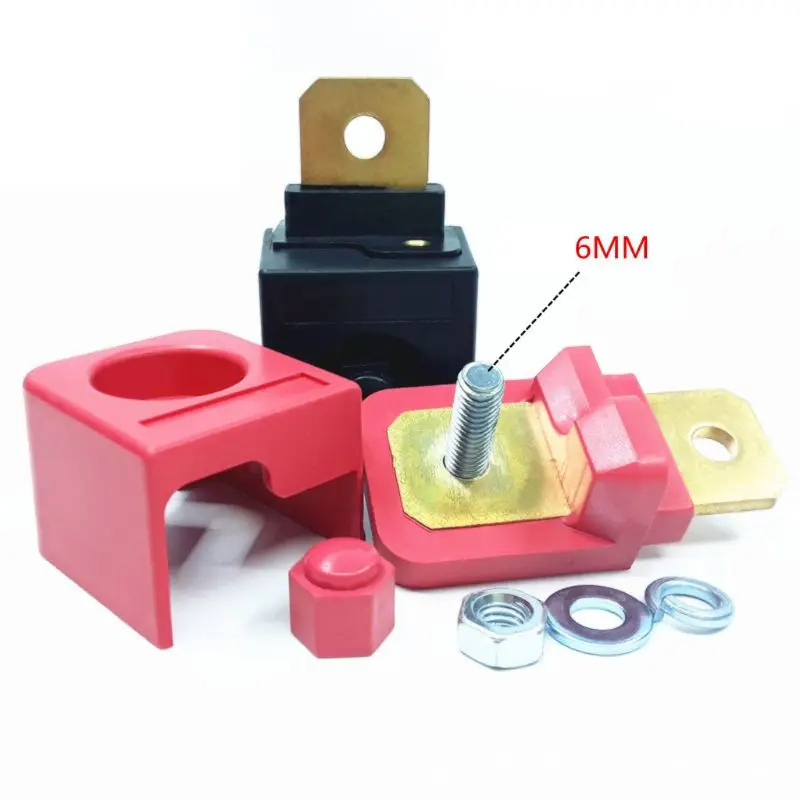 

2 Pcs Connectors Terminals True Copper 300A Binding Post Inverter Terminal Amplifier Power Resistant Electrical Parts