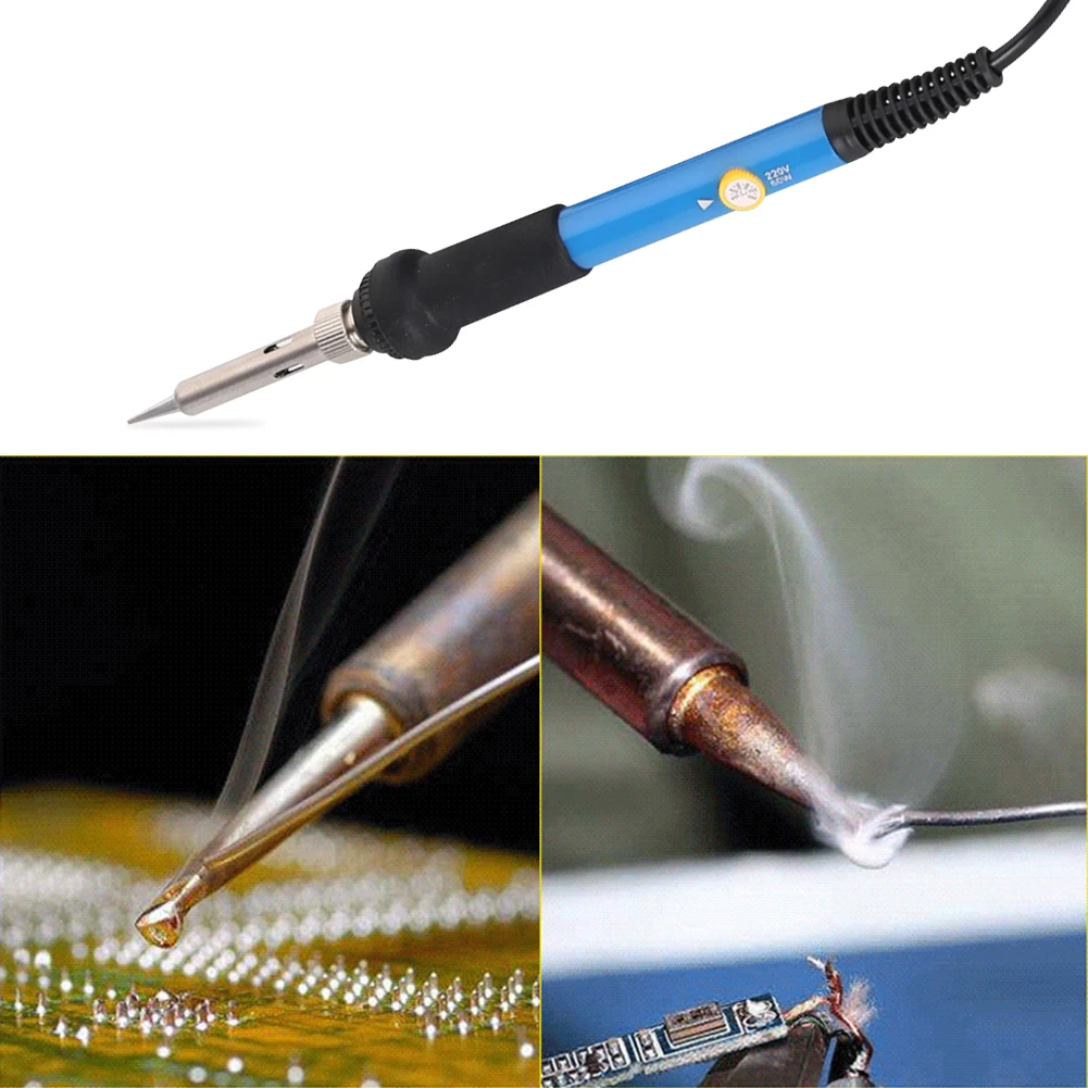 

Mini Soldering Iron Adjustable Temperature Electric Solder Iron Rework Station Mini Handle Heat Pencil Welding Repair Tools
