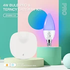 G LED OPTO Zigbee3.0 Светодиодная лампа-концентратор Homekit Terncy Gateway 4 Вт 2200K  6500K RGBCCT Светодиодная лампа Alexa VoiceAPP2,4G RF дистанционный контроллер