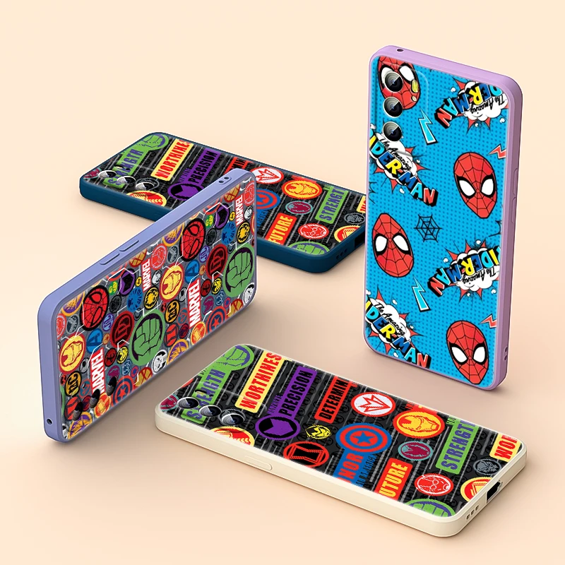 

Avengers Marvel Hero pattern For OPPO Reno 6 5 4 3 2 2Z Find X3 X2 Neo Lite Pro Plus 5G Liquid Silicone Soft Cover Phone Case