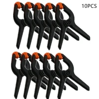 1510pcs hard plastic a shape woodworking clip hand screw clamp fixing clamp pinch cock micro spring clamps set diy tools grip