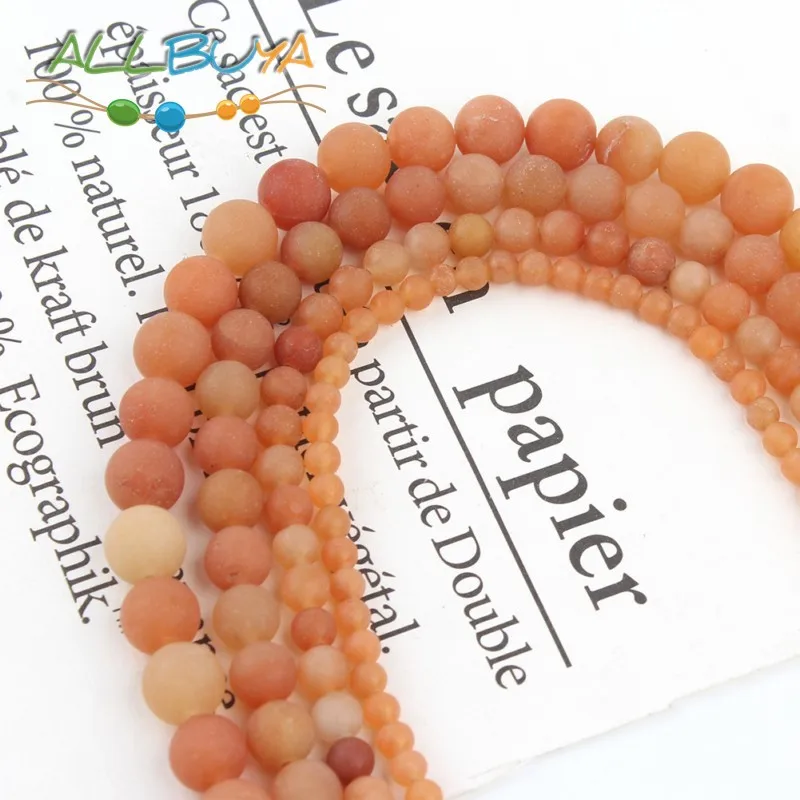 Натуральные камни матовые тусклые полированные бусины из нефрита авантюрин