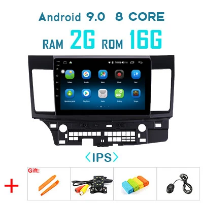 2G 16G no canbus 4G 64G Android 9,0 1280*720P Carplay Авто gps радио для Mitsubishi Lancer-ex 2008- мультимедиа DSP ips экран без DVD плеера - Цвет: 2G 16G no canbus