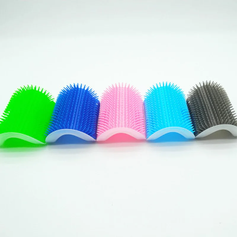 Toy Cat Massage Comb Grooming Wall Self Brush Corner Groomer With Pet New Catnip | Дом и сад