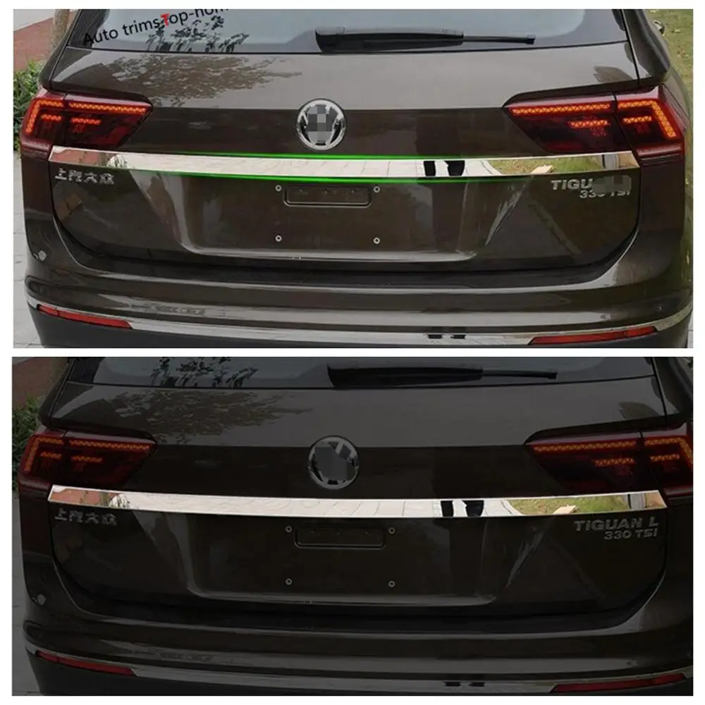 Аксессуары Yimaautotrims подходят для Volkswagen Tiguan 2016 2020 задняя багажная дверь нижняя