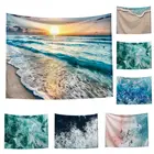 Красивый гобелен с принтом морских волн, настенный подвесной богемный настенный гобелен, мандала, Настенный декор 95*73 см