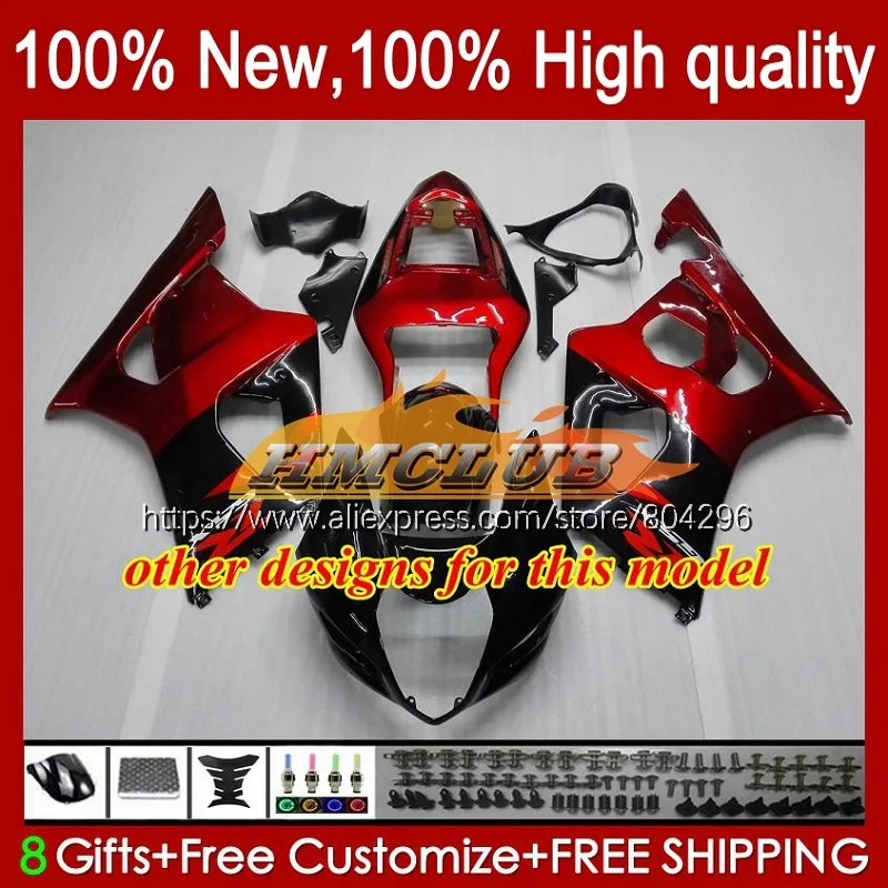 Корпус для SUZUKI GSXR 1000 CC 1000CC K3 GSXR1000 33No.106 GSXR-1000 GSX R1000 03 04 GSX-R1000 2003 Orange blk 2004 обтекатели |