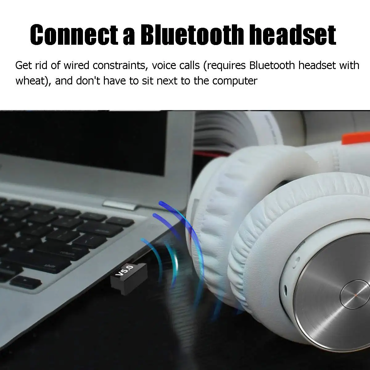 Bluetooth 5,0 USB адаптер для ОС Windows 7/8/10 для vista XP для Mac OS X ПК клавиатура Мышь геймпады колонки