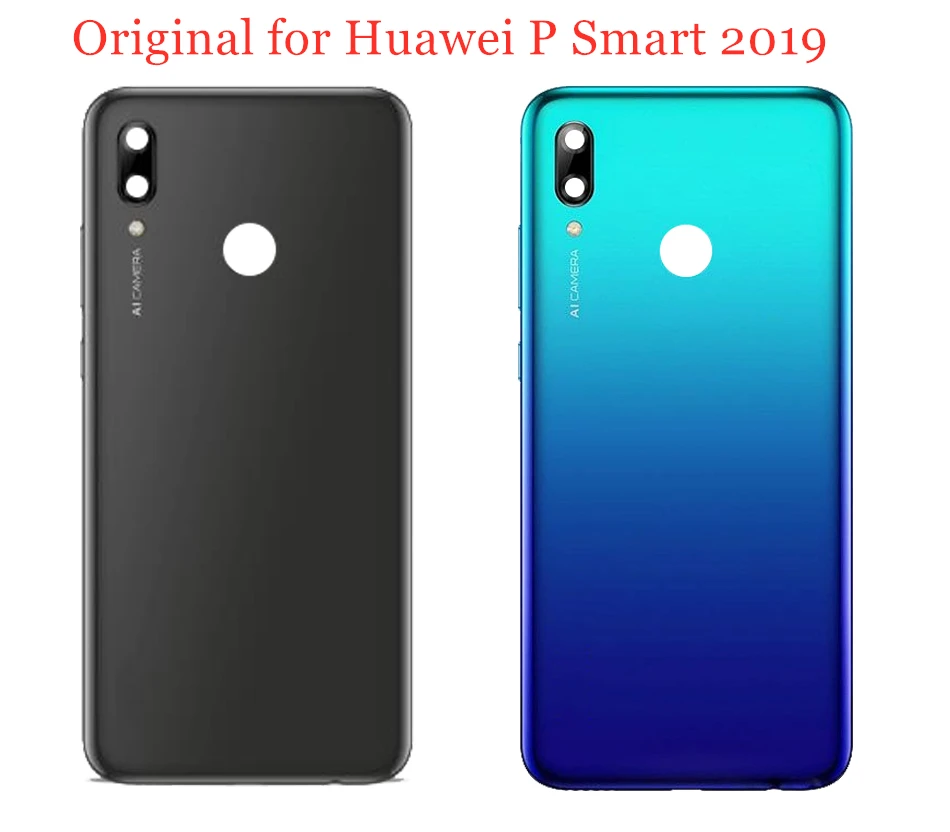 6,2" для huawei P Smart батарея задняя крышка корпус дверь для huawei P Smart камера Стекло объектив Запасные части