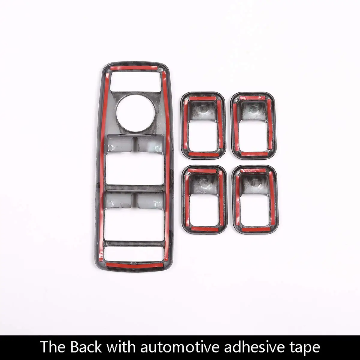 Стильная крышка кнопки переключателя стеклоподъемника из АБС-углеволокна для