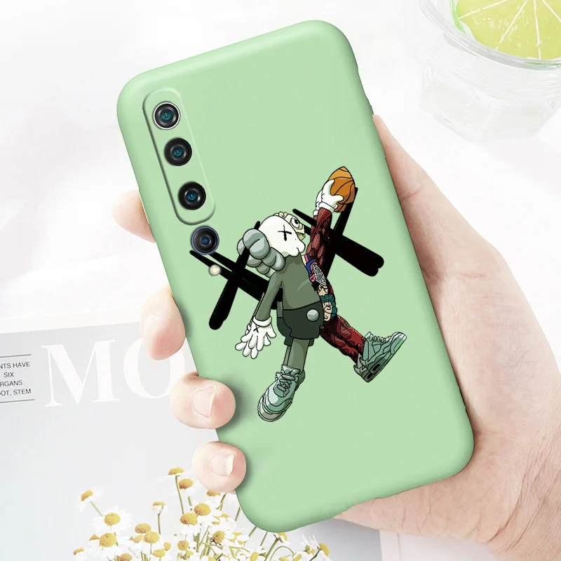 

Soft Violent Bear Pattern For Xiaomi 10 10Pro 10Lite 10Ultra 9 9Pro 9SE CC9 CC9Pro CC9E 8 8Lite 6 6X Mix 3 Liquid Silicone Case