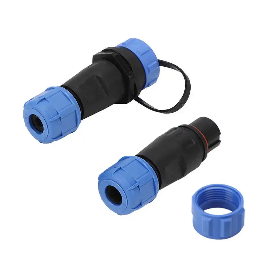 Водонепроницаемый соединитель для проводов SP13 авиационный круглый 4 жильный