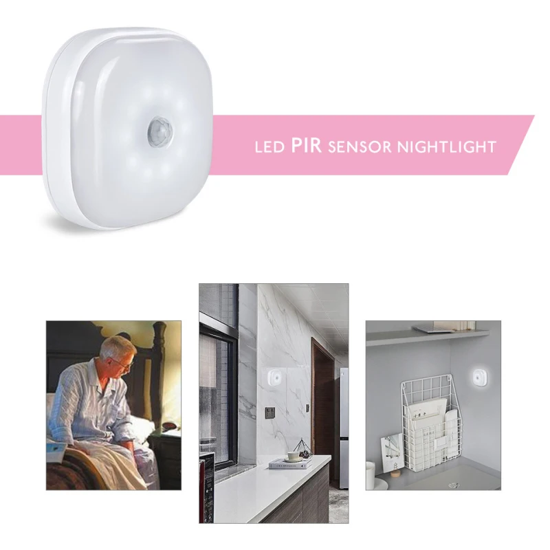 Светодиодный ночник для спальни украшение беспроводной движущийся светильник