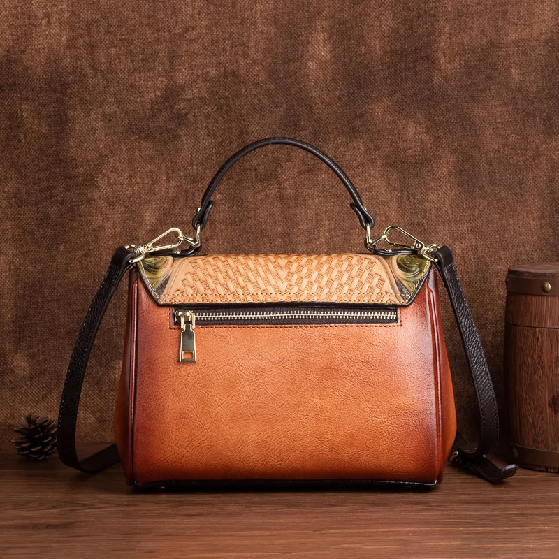 genuine leather bag women 2021 new luxury handbags women bags designer cow leather handbag chinese style shoulder bags