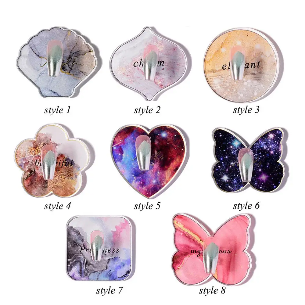 Палитра для рисования искусственные ногти Типсы ногтей палитра