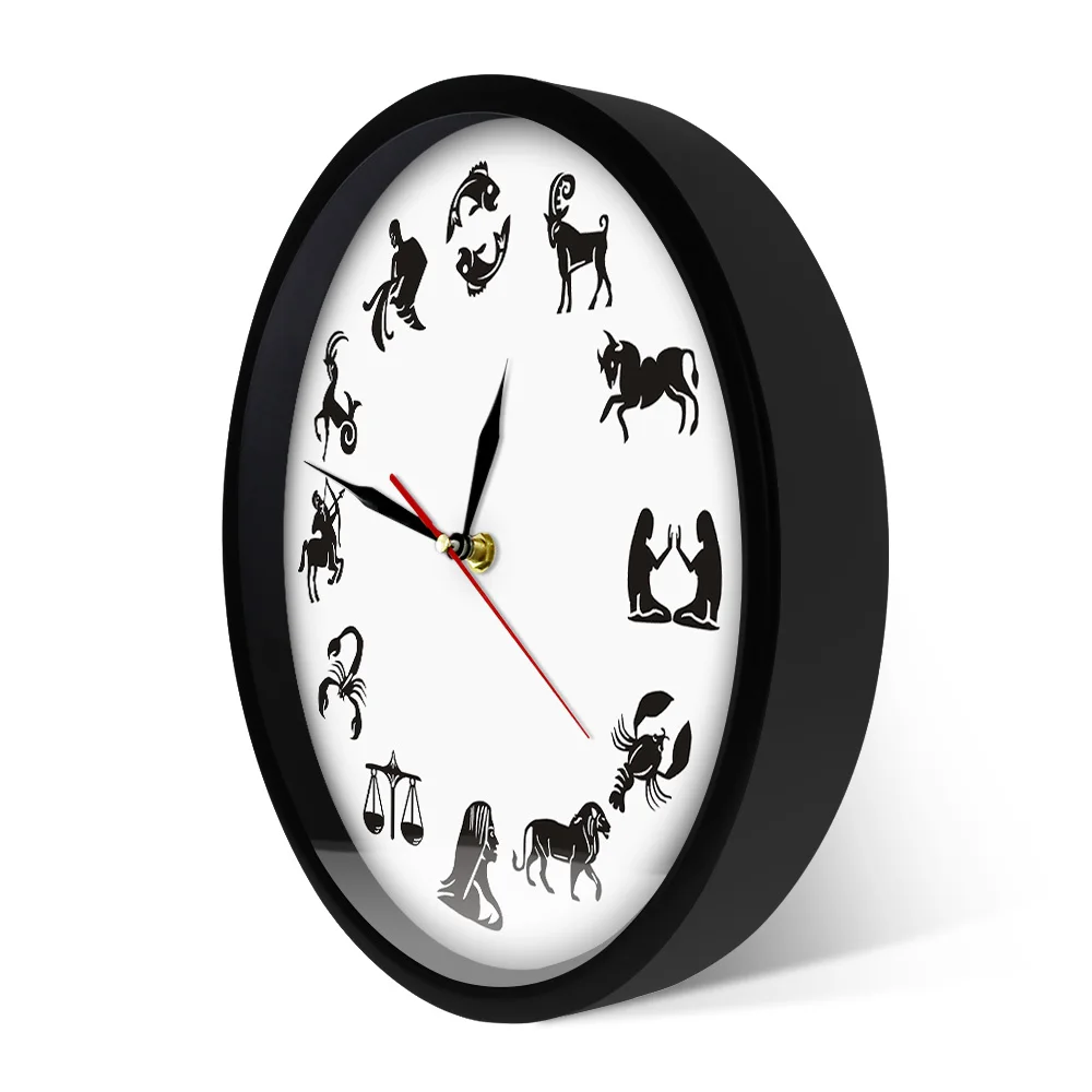 Настенные часы в стиле Астрология настенные со звездными знаками декор для
