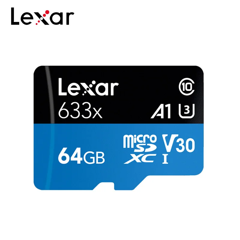 Оригинальный Lexar Micro SD карта 633x128 Гб 64 оперативной памяти 32 встроенной высокая