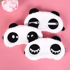1 шт. черная мультяшная панда Расслабляющая холодная или горячая компрессионная маска для глаз повязка на глаза для сна маска для сна