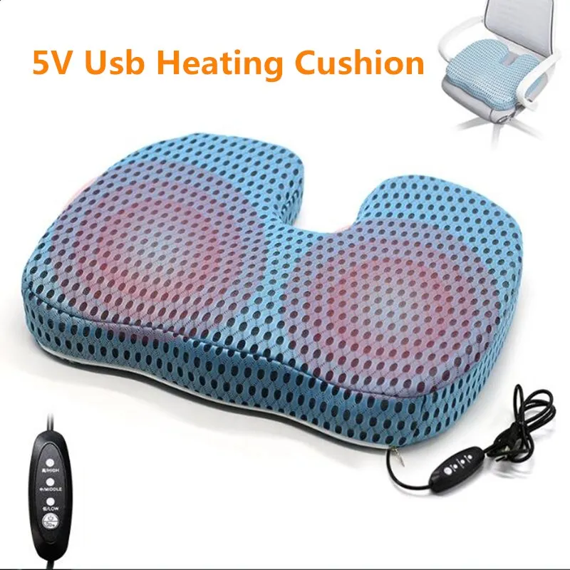 5V Usb обогрев автомобильное кресло с подогревом Подушка для бедер новейшие