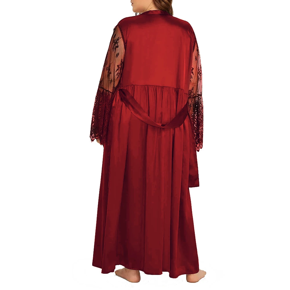 Сексуальное эротическое платье размера плюс 5XL с длинным рукавом и глубоким