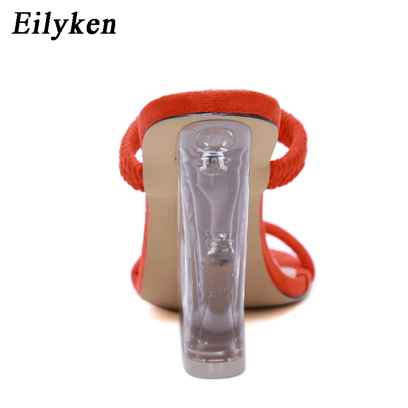 Eilyken/ г.; Летние женские шлепанцы; модные босоножки на танкетке и высоком каблуке; пикантные прозрачные туфли-лодочки с открытым носком