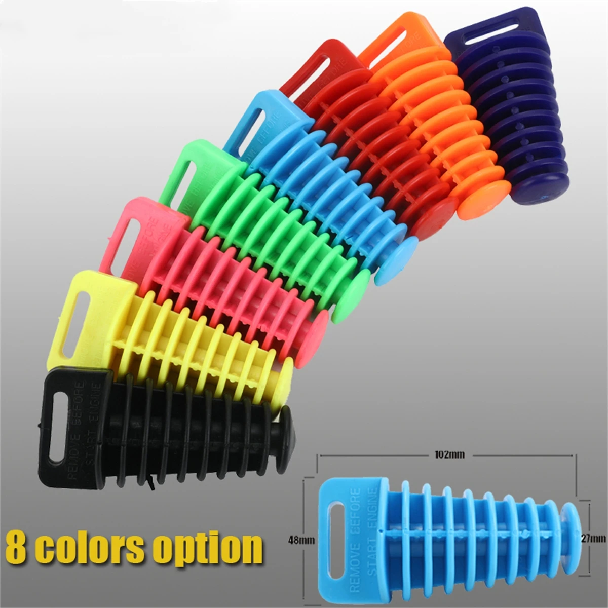 

Универсальный силиконовый глушитель для выхлопной трубы мотоцикла вездехода