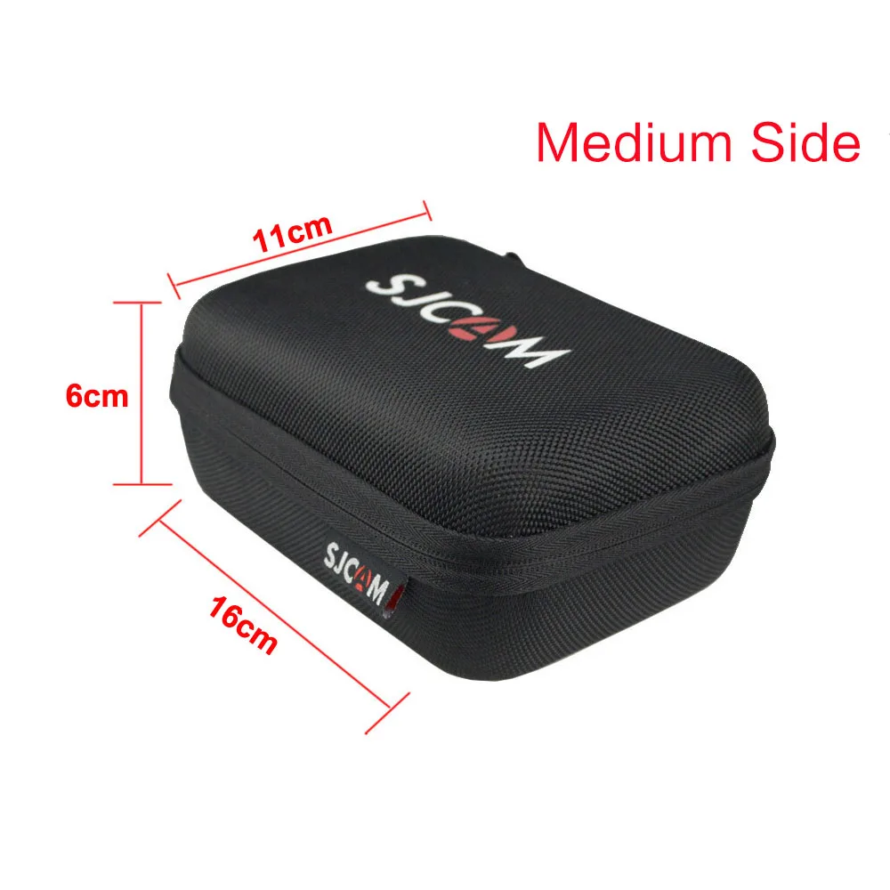 Medium Side Оригинальная сумка для камеры SJCAM, сумка для хранения экшн-камеры SJ4000 SJ5000 M10 M20 Go pro hero style, спортивная сумка для камеры, аксессуары - Цвет: Medium Side