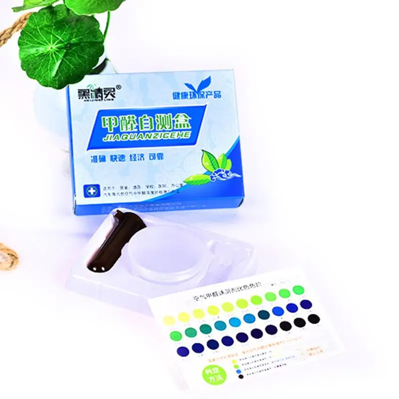 

1Box Formaldehyde Air Rapid Test Kit Household Indoor Air Quality Pollution Detection Sensor Tester Supplies