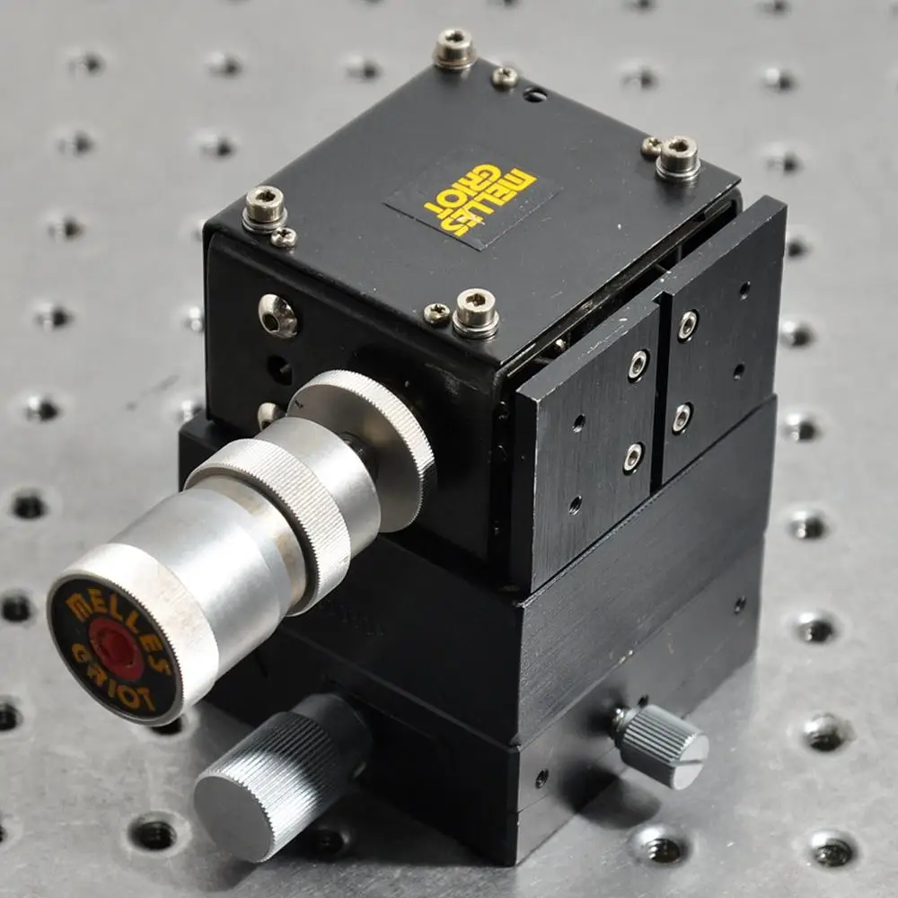 Melles griot U-axis optical coupling platform thickness micrometer micrometer nanometer tilt angle sliding platform
