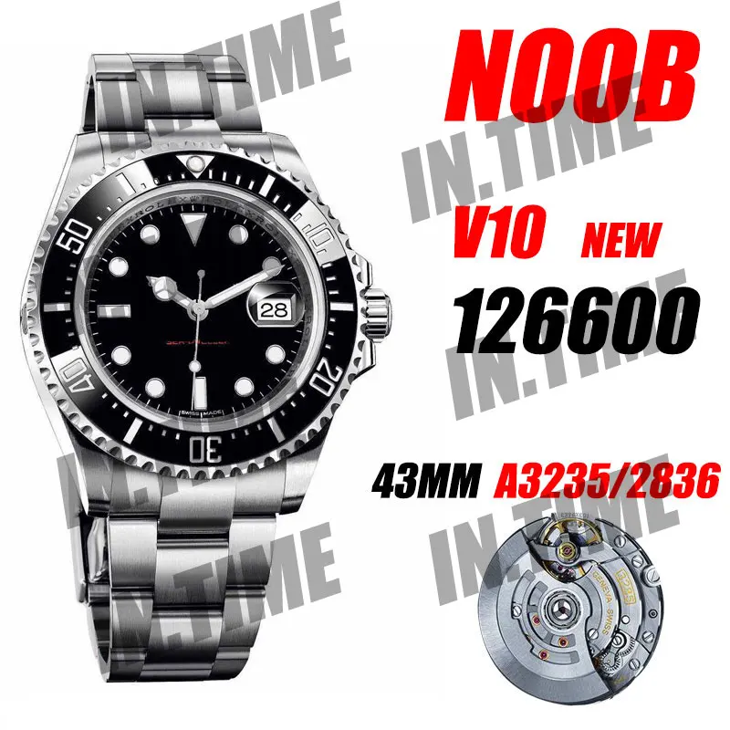 

Men's Luxury Watch Sea-Dweller 27 Baselworld 126600 Noob 1:1 Best Edition 904L Stainless Steel Bracelet A3235 Clone V10 44mm01