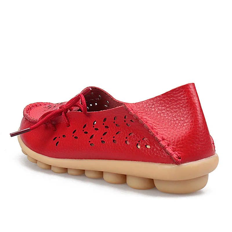 Весенняя обувь Женская на плоской подошве Модная из натуральной кожи Женские