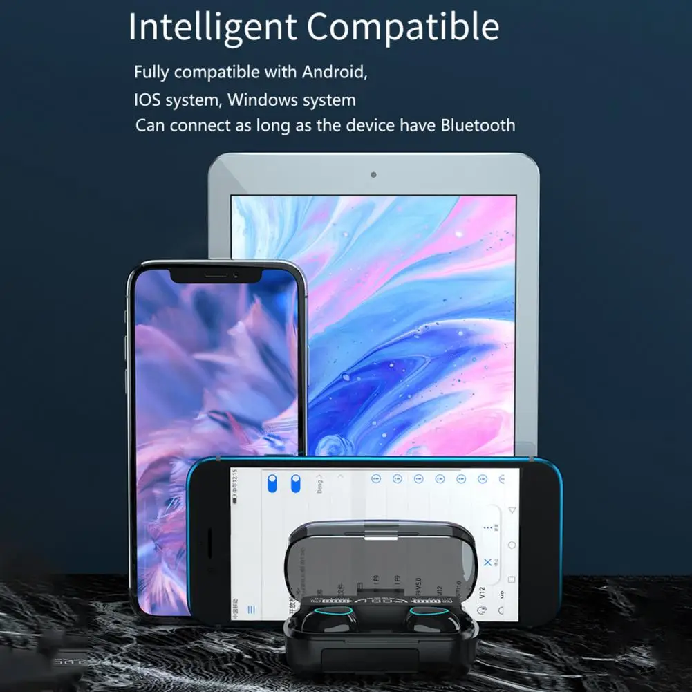 

Wireless Earbuds Mini Portable Bluetooth 5.0 Earphones Noice Cancelling Headphones for Xiaomi Huawei Samsung iphone Phone