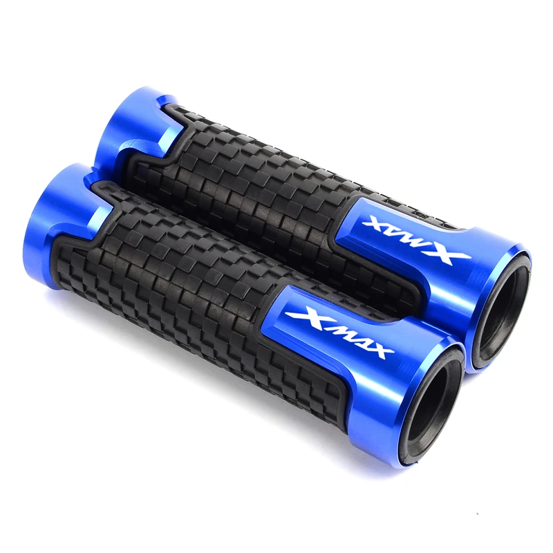 

With LOGO XMAX 7/8'' 22MM Universal Motorcycle Handlebar Grips for Yamaha XMAX 125 250 300 400 All Year
