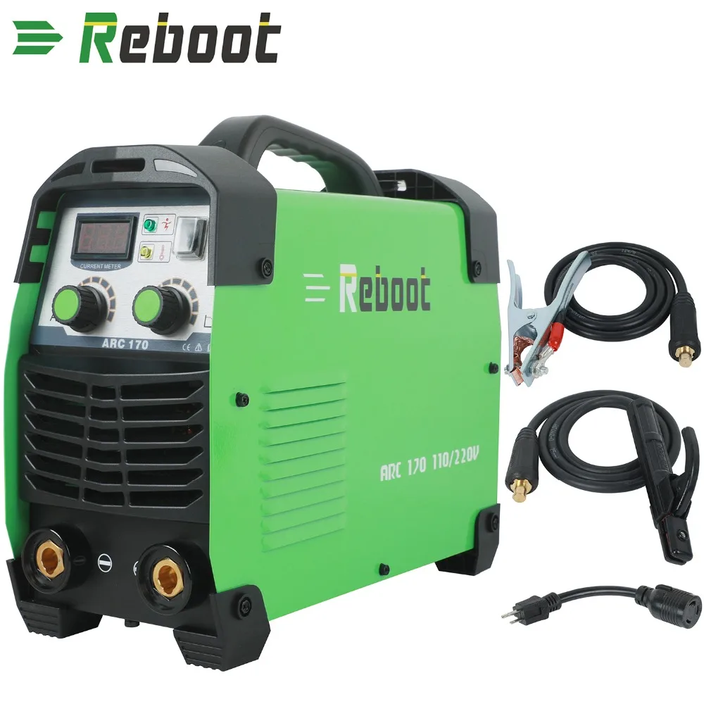 Сварочный аппарат REBOOT ARC170 DC инвертор ARC Welder 110/220 в MMA IGBT светильник для начинающих
