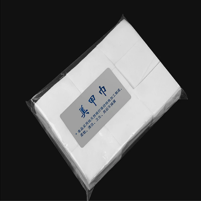 900 шт. салфетки для удаления лака ногтей очищающие из хлопка дизайна маникюрные