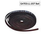 Ремень ГРМ с открытым зубчатым ремнем GATES-LL-2GT GT2 высокого качества, синхронный ремень 6 мм 10 мм, износостойкие детали для 3D-принтера Ender3 cr10 Anet
