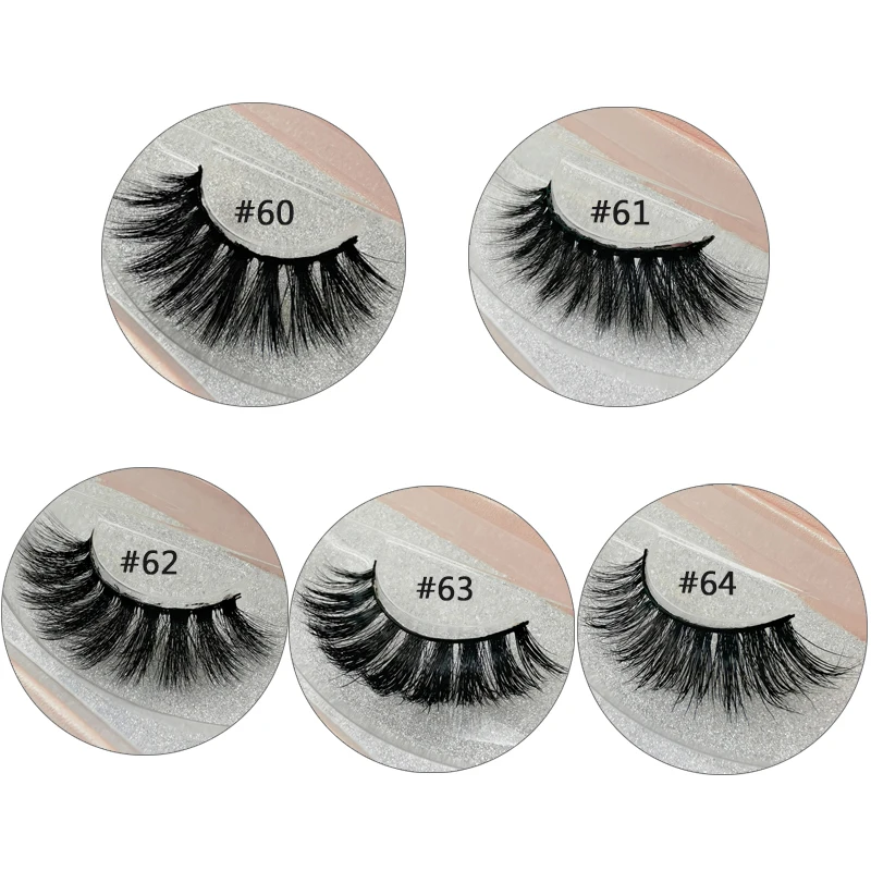 Ресницы из искусственной норки для макияжа натуральные Объемные Накладные