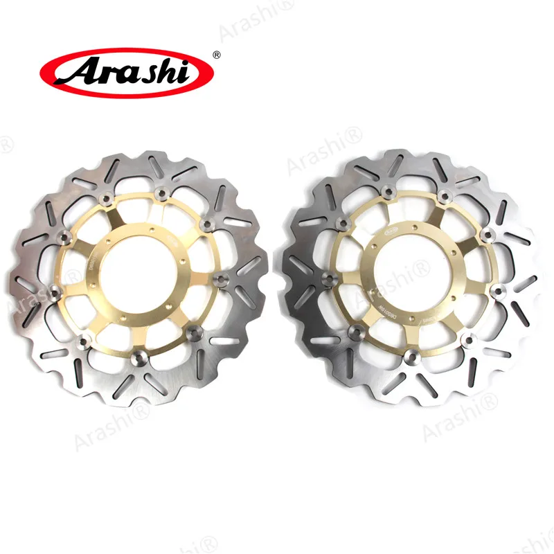 Араши 2 шт. для HONDA CBR600RR 2003 2004 2005 2006 2007 2008- CNC передние тормоза дисковые тормозные диски диск CBR 600 RR CBR600 RR - Цвет: Gold