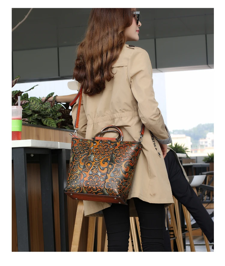 Новинка 2021 модная кожаная Высококачественная женская сумка цветная через плечо