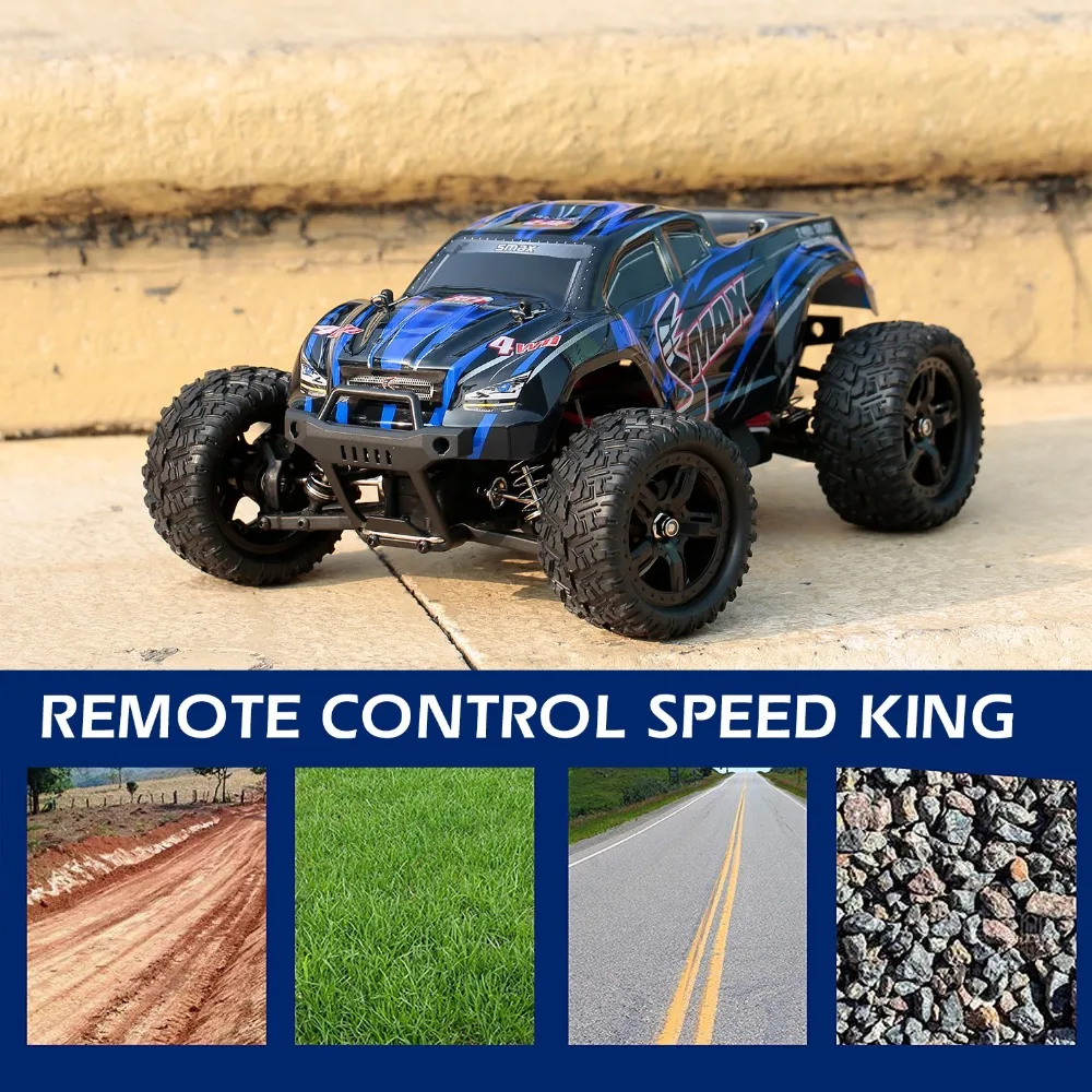REMO HOBBY 1631 RC Car 35km/h High Speed 1/16 2.4 GHz 4WD RC Buggy Racing Big Foot Off Road Car RTR RC Toys Gifts