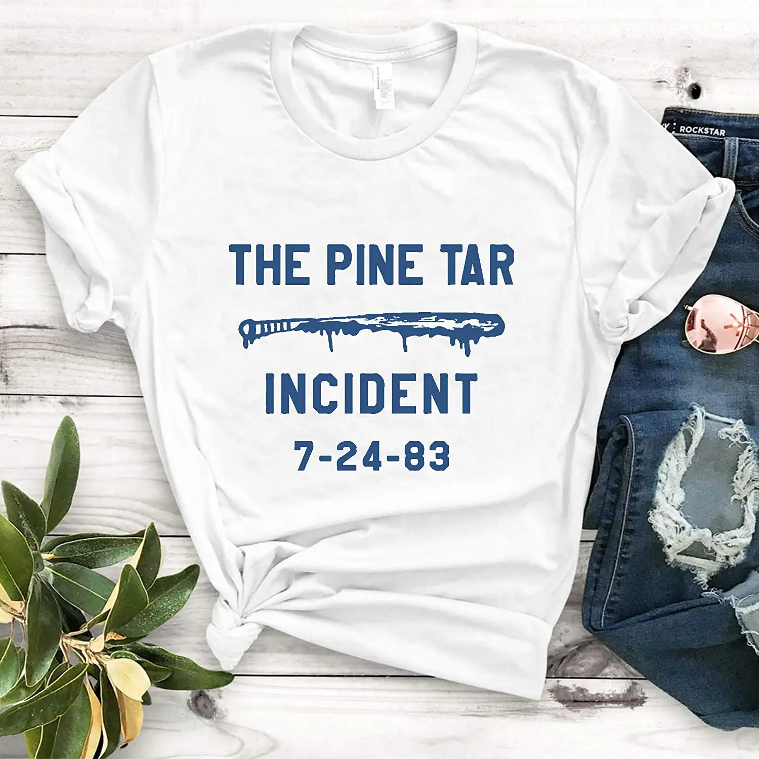 Футболка унисекс для мужчин и женщин с принтом Pine Tar| |