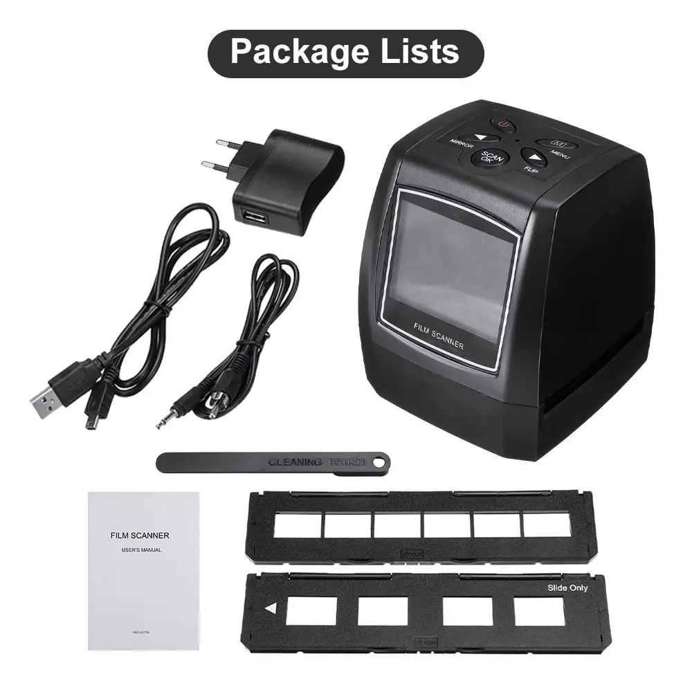 Сканер штрих-кодов 35 мм 135 с отрицательной пленкой конвертер слайдов портативный
