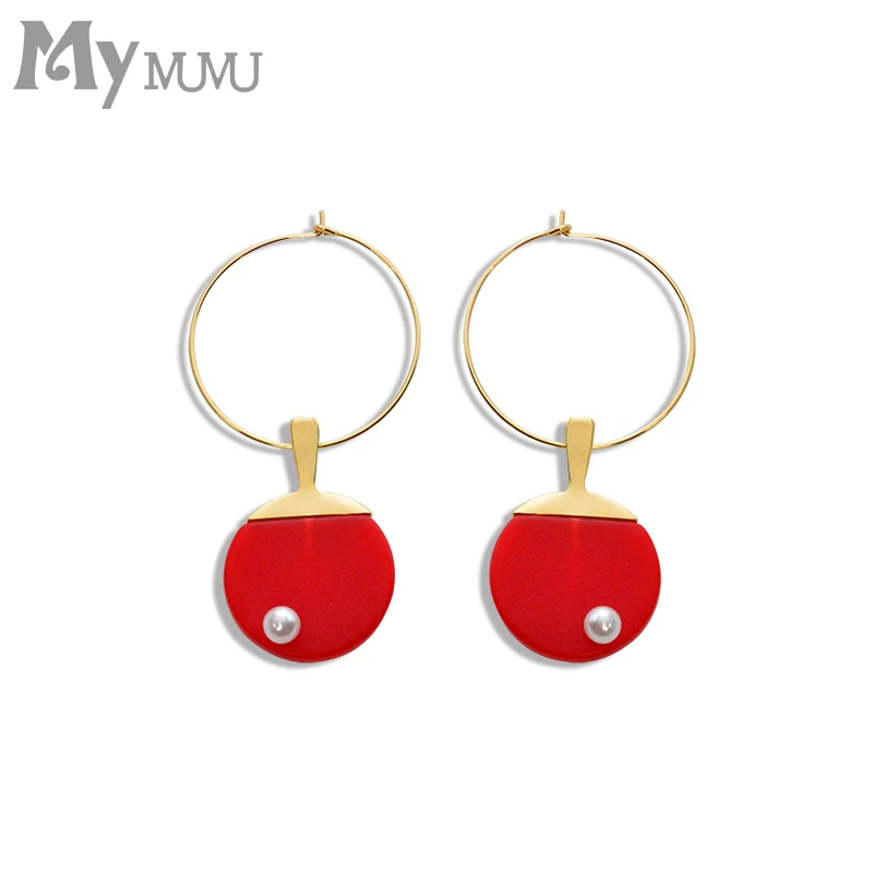 Модные большие серьги кольца для стола Женская мода 2020 z463|Серьги-подвески| |