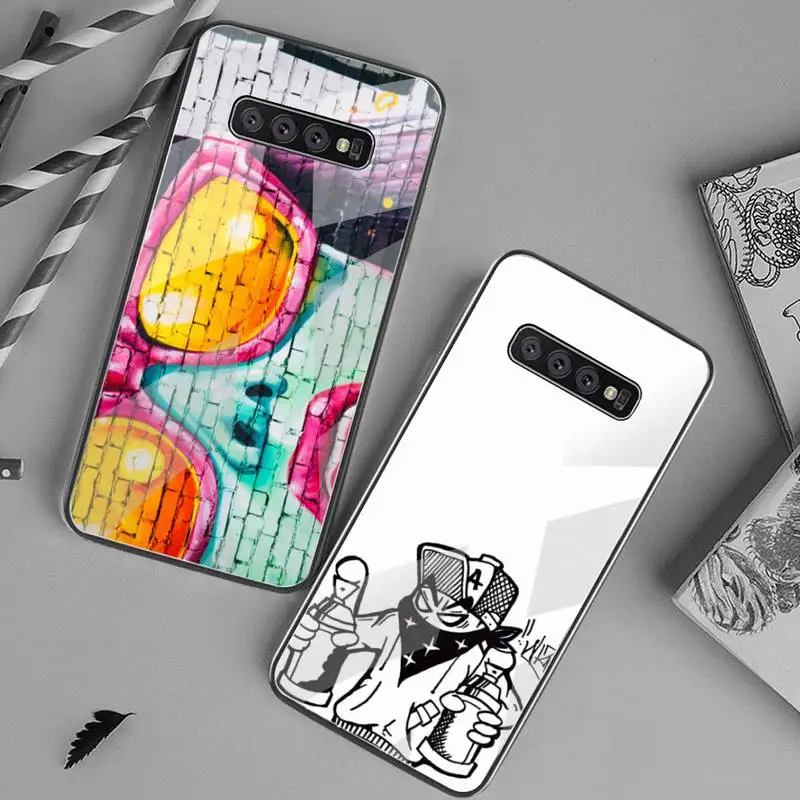 Чехол для телефона KPUSAGRT из закаленного стекла Samsung S20 Plus S7 S8 S9 S10 Note 8 9 10 Plus|Бамперы| |